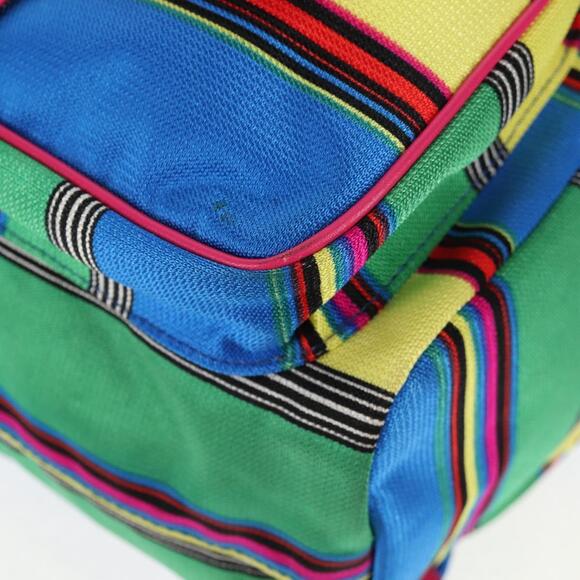 Gianni Versace Backpack Canvas Multicolor Gold Auth 142845V main image 15